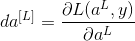 da^{[L]}=\frac{\partial L(a^{L},y)}{\partial a^{L}}