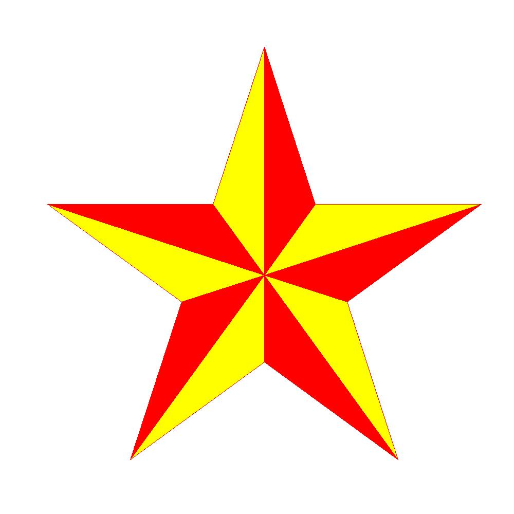 r语言绘制五角星