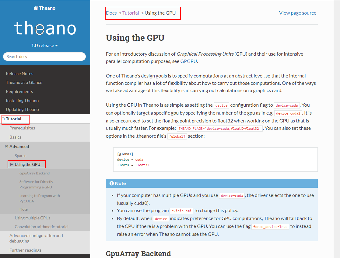 ubuntu 16.04 下 theano 安装,及配置多 gpu使用 multiple gpus