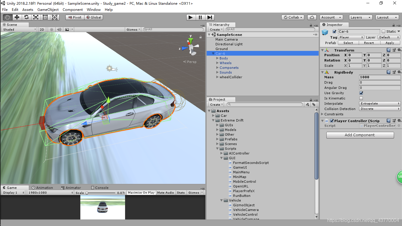 Unity中wheelcollider组件的基本使用方法总结-CSDN博客
