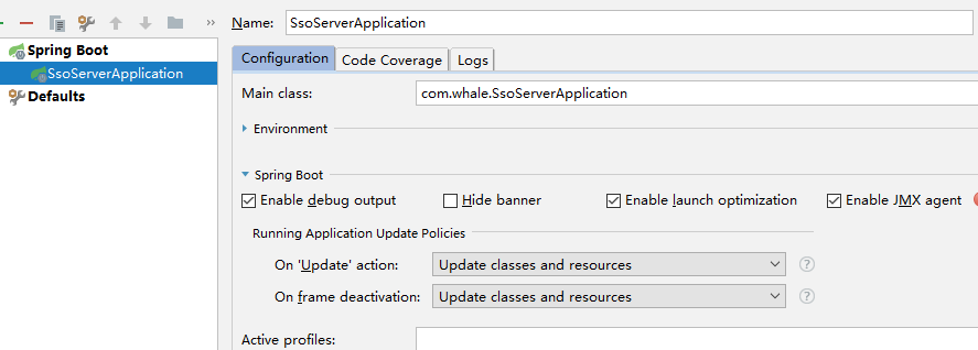 conditions evaluation report spring boot