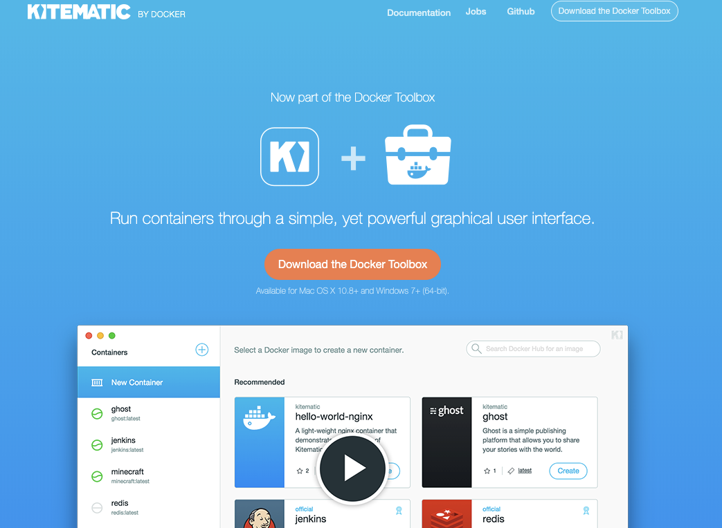 docker kitematic mac