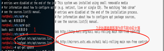 kali 更换更新源
