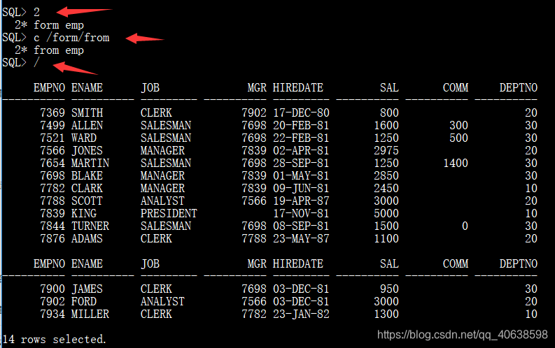 oracle命令行修改错误sql语句_sql写错了怎么删除-CSDN博客