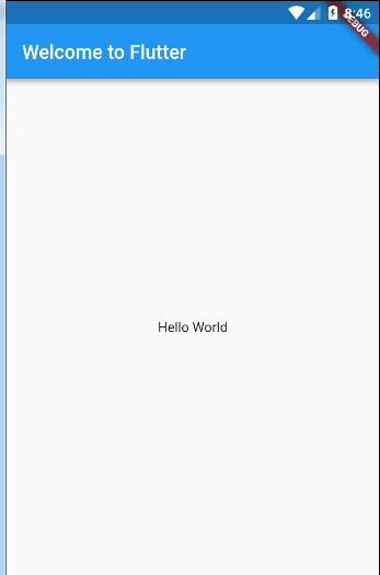 Flutter基础学习  1-19  第一个Hello World程序