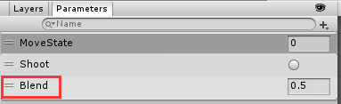 动画参数Blend