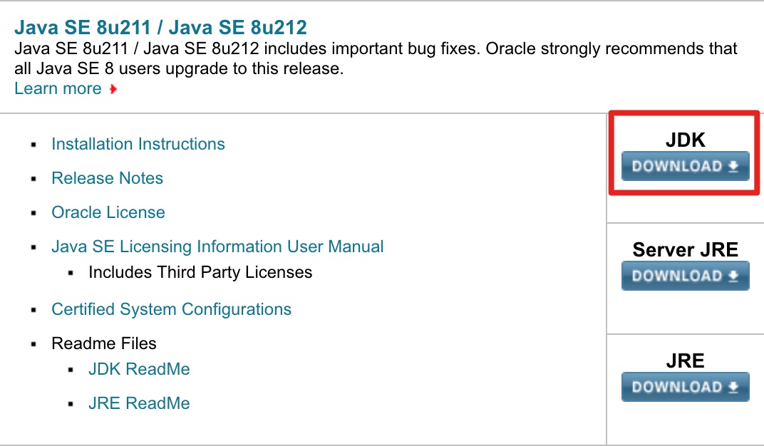 java jdk 1.8 download mac