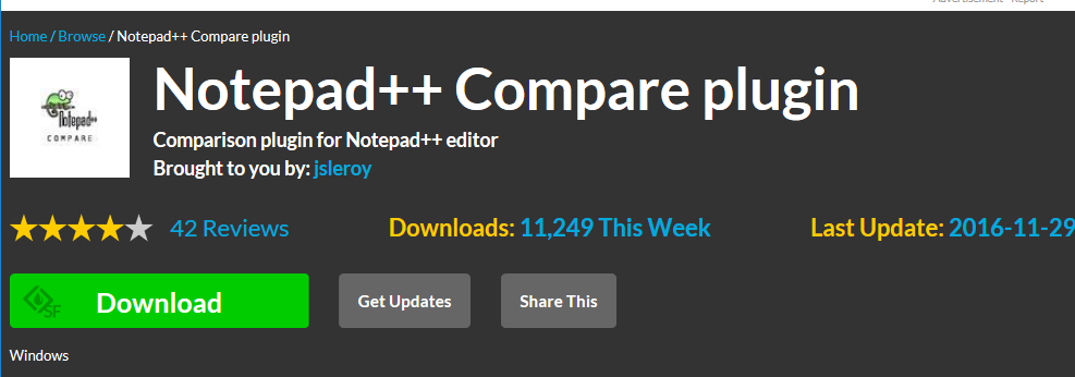 Notepad++(x64 & x86)文本比较插件Compare之安装 - 程序员大本营