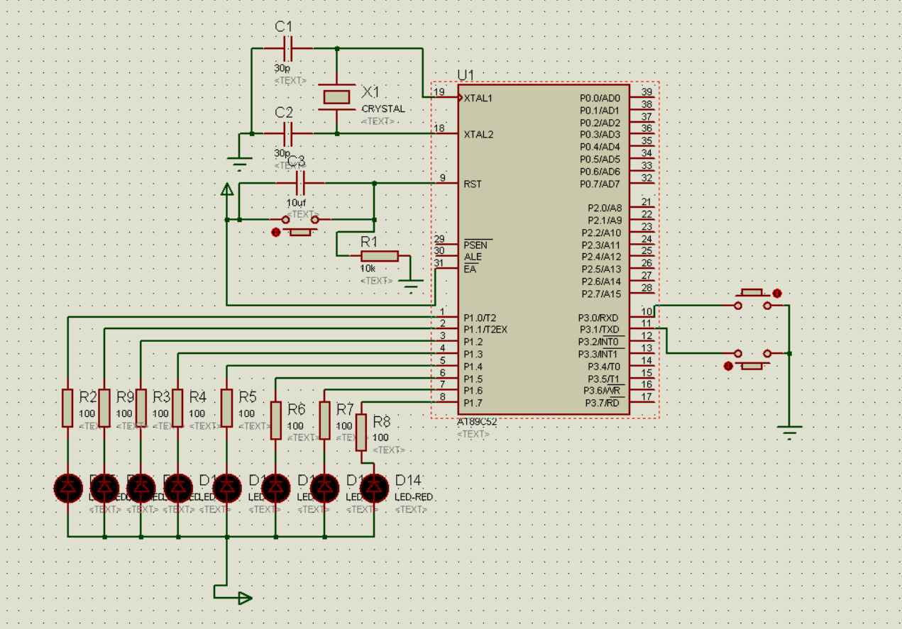 c语言查询按键控制8个流水灯_编程用一个按键控制8盏灯的流动方向