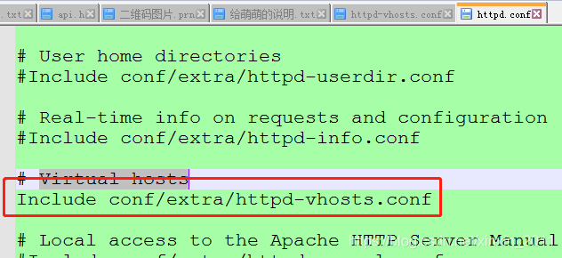搜索虚拟主机设置