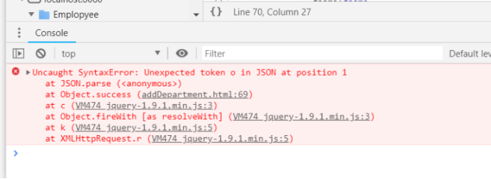 Uncaught Syntaxerror Unexpected Token O In Json At Position 1 Xm Quq的博客 Csdn博客