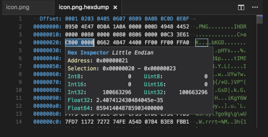 VS coide 如何打开并显示十六进制的文件？_vscode如何显示十六进制-CSDN博客