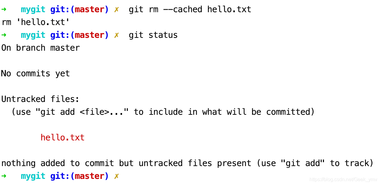 git rm --cached