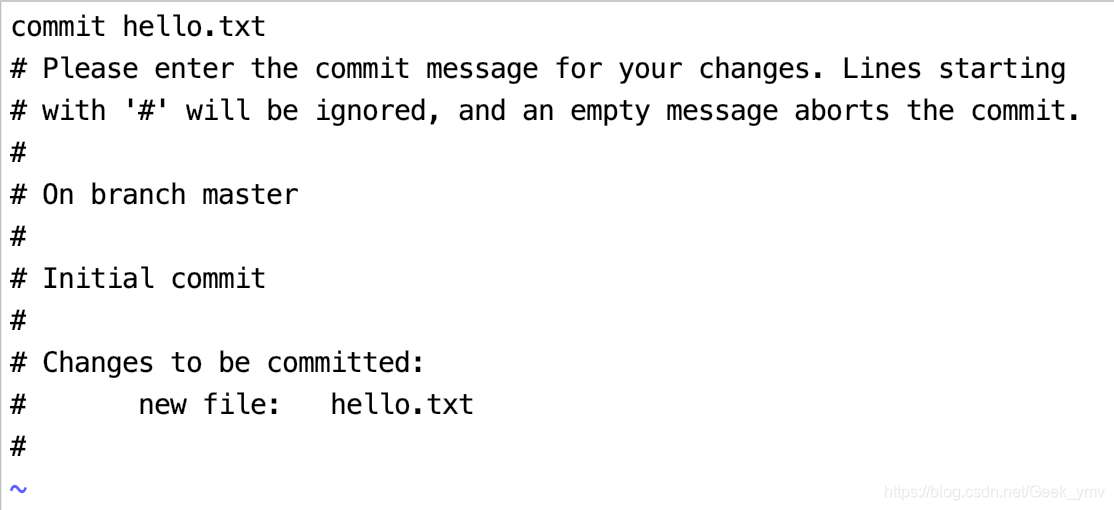 git commit