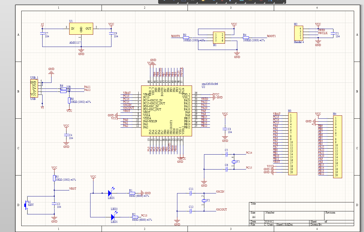 stm32 altium library