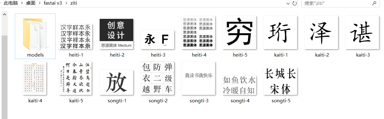 设计图片字体类型识别项目-fastai