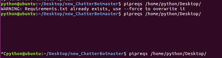 利用pip和pipreqs导出当前python环境下所依赖的包总结