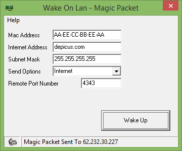 wol wake mac