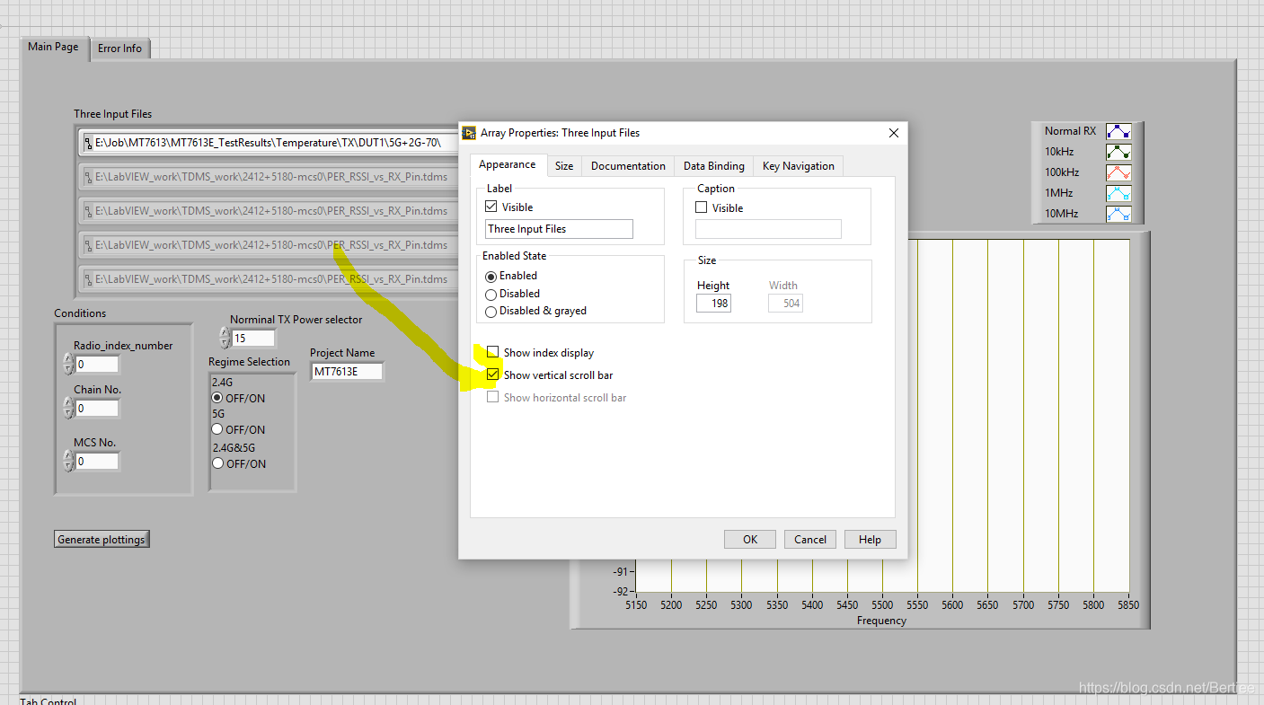 Array-vertical-scrollbar