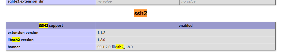 已添加ssh2扩展