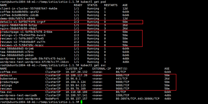 istio-bookinfo-k8s-kubectl-label-namespace-default-istio