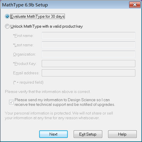 instal MathType 7.6.0.156 free