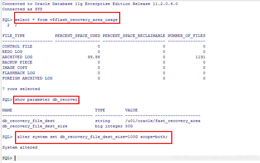 解决ORA00257 归档程序错误。在释放之前仅限于内部连接CSDN博客
