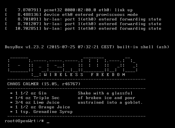 Vmware安装OpenWrt