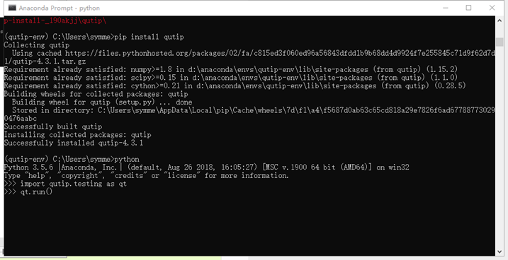 Windows + python3.5 +QuTip安装_qutip pycharm-CSDN博客
