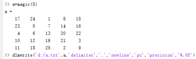 Matalb读取txt文件以及将数据写入txt文件_matlab 写入txt-CSDN博客