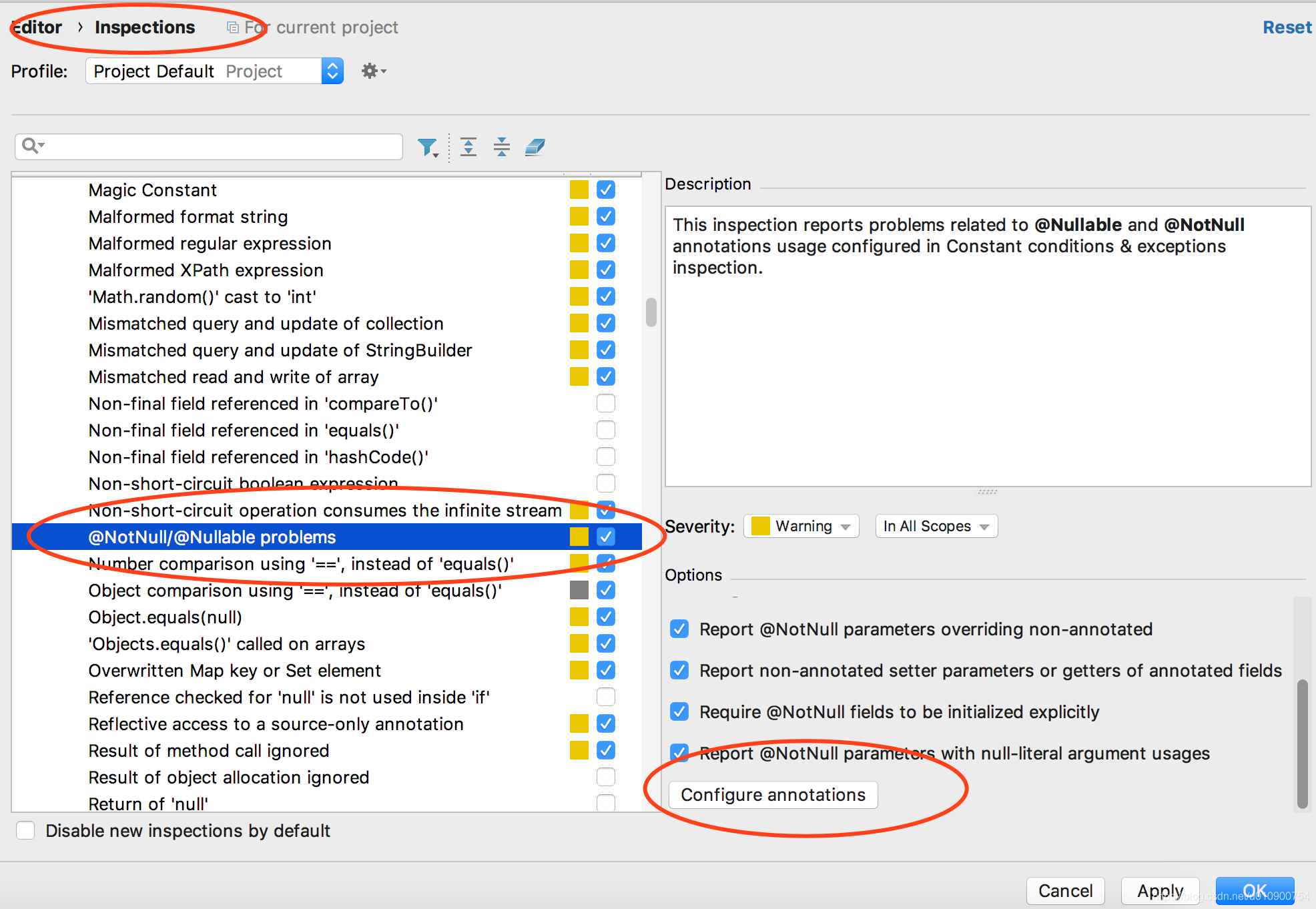 【Java】idea @NotNull @Nullable 注解_import org.jetbrains.annotations ...