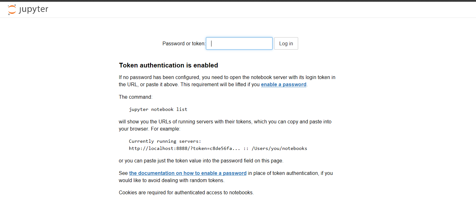 jupyter notebook password or tokenCSDN博客