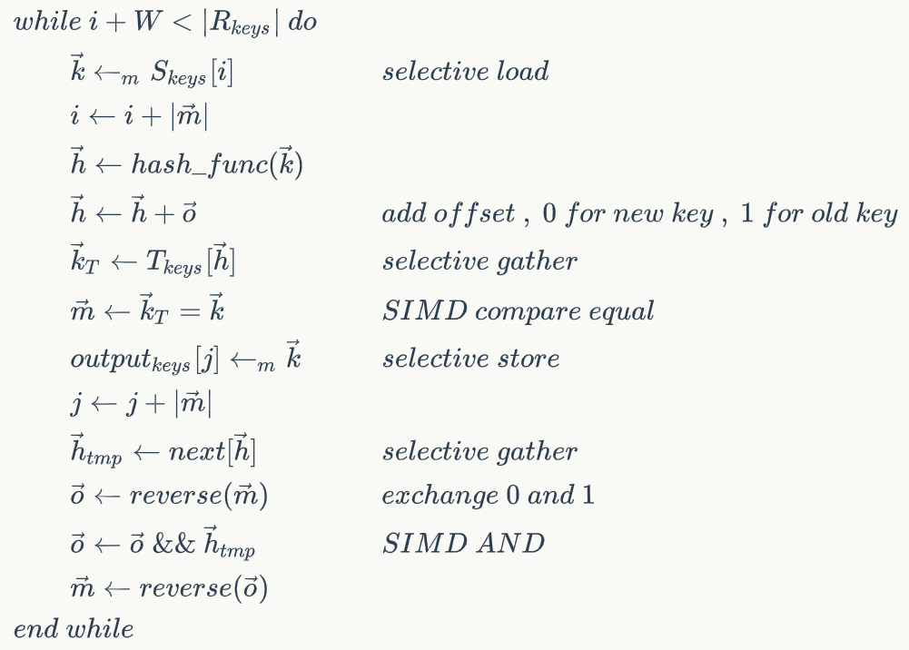 Rethinking SIMD Vectorization for In-Memory Databases 论文阅读笔记