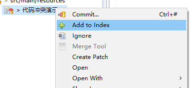 Add to index -- Commit -- pull
