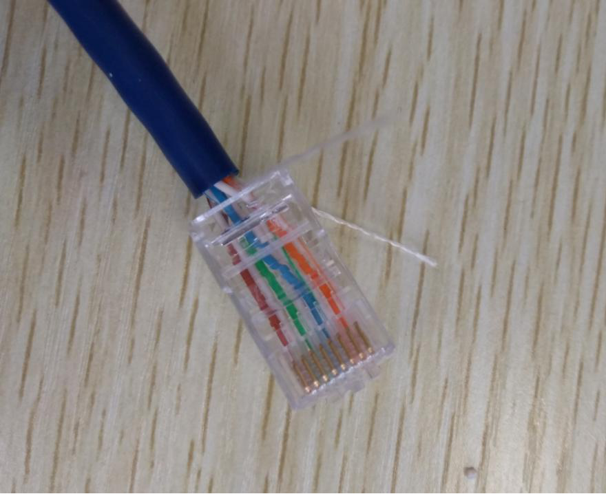 计算机网络实验直通线的制作