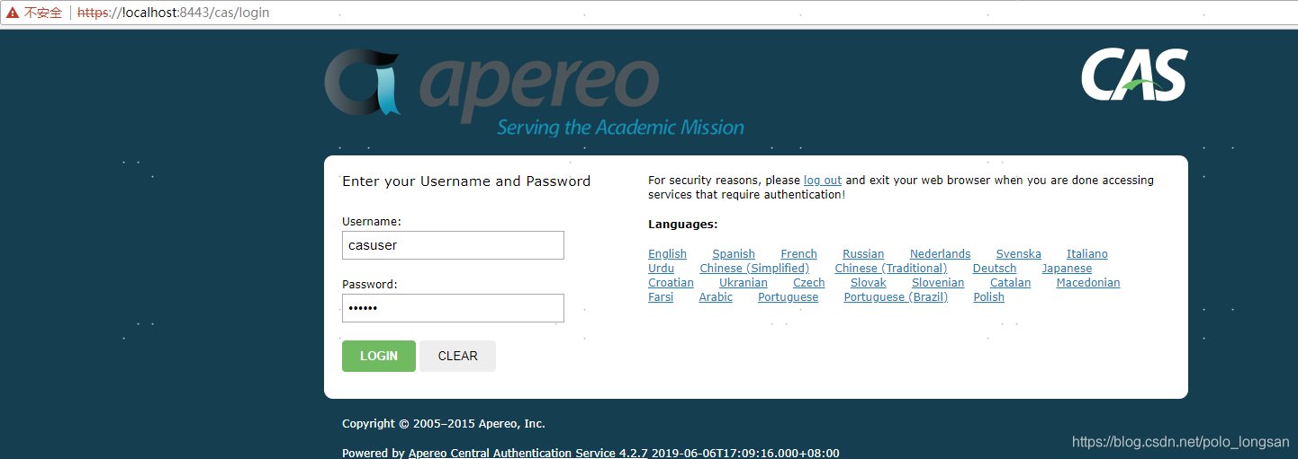 CAS单点登录学习笔记--CAS Server搭建(一)_cas-server-support-jdbc-4.2.7.jar下载-CSDN博客