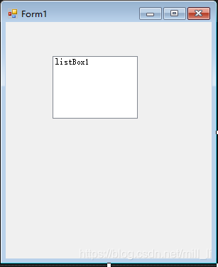 winform控件之ListBox_winform listbox-CSDN博客