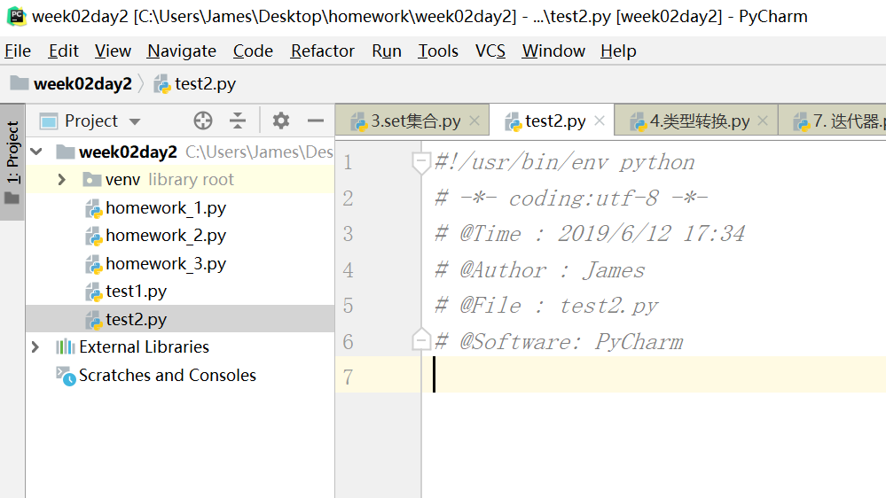 1.pyCharm/Python: Add default information to the file - Programmer Sought
