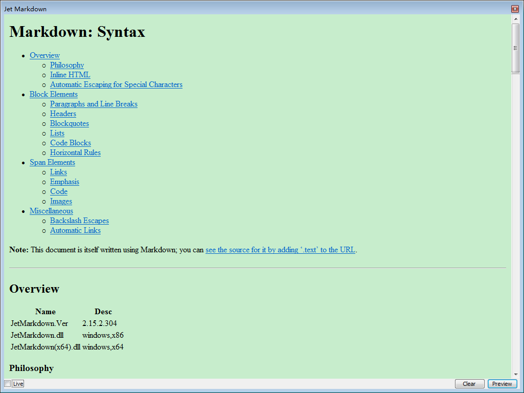 JetMarkDown native markdown plugin/viewer for notepad++，原生 notepad++