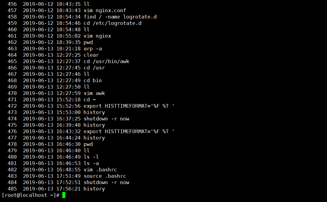Linux下history命令显示时间 - 数据派 - 博客园