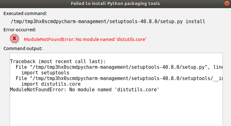 Modulenotfounderror:No Module Named 'Distutils.Core'_缺少Distutils .Core_会Python的雨哥的博客-Csdn博客