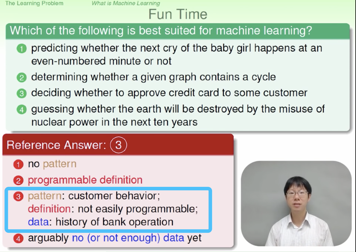 林轩田机器学习基石-Notes