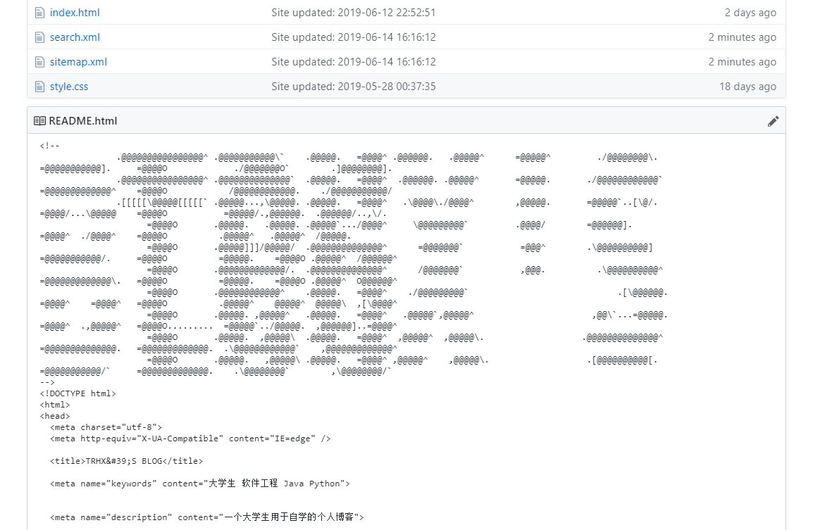 Hexo 博客添加 README.md 以及部署到 GitHub 丢失/显示不正常解决方法