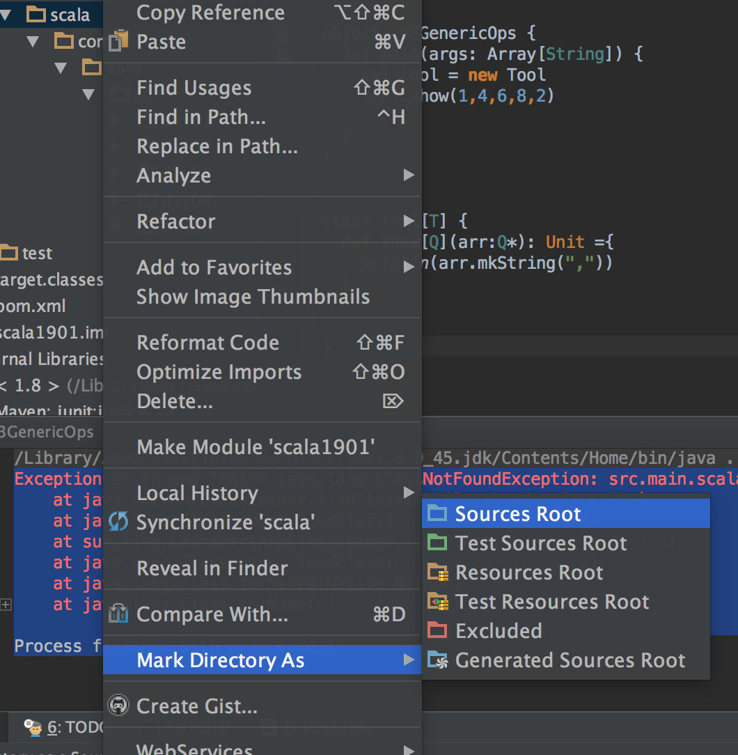 scala程序报java.lang.ClassNotFoundException_scala java.lang