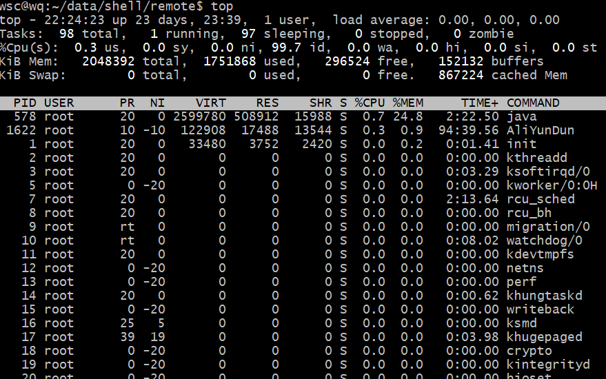 ubuntu——whoami、ps -ef、top、find命令详解_ubuntu ps -ef-CSDN博客
