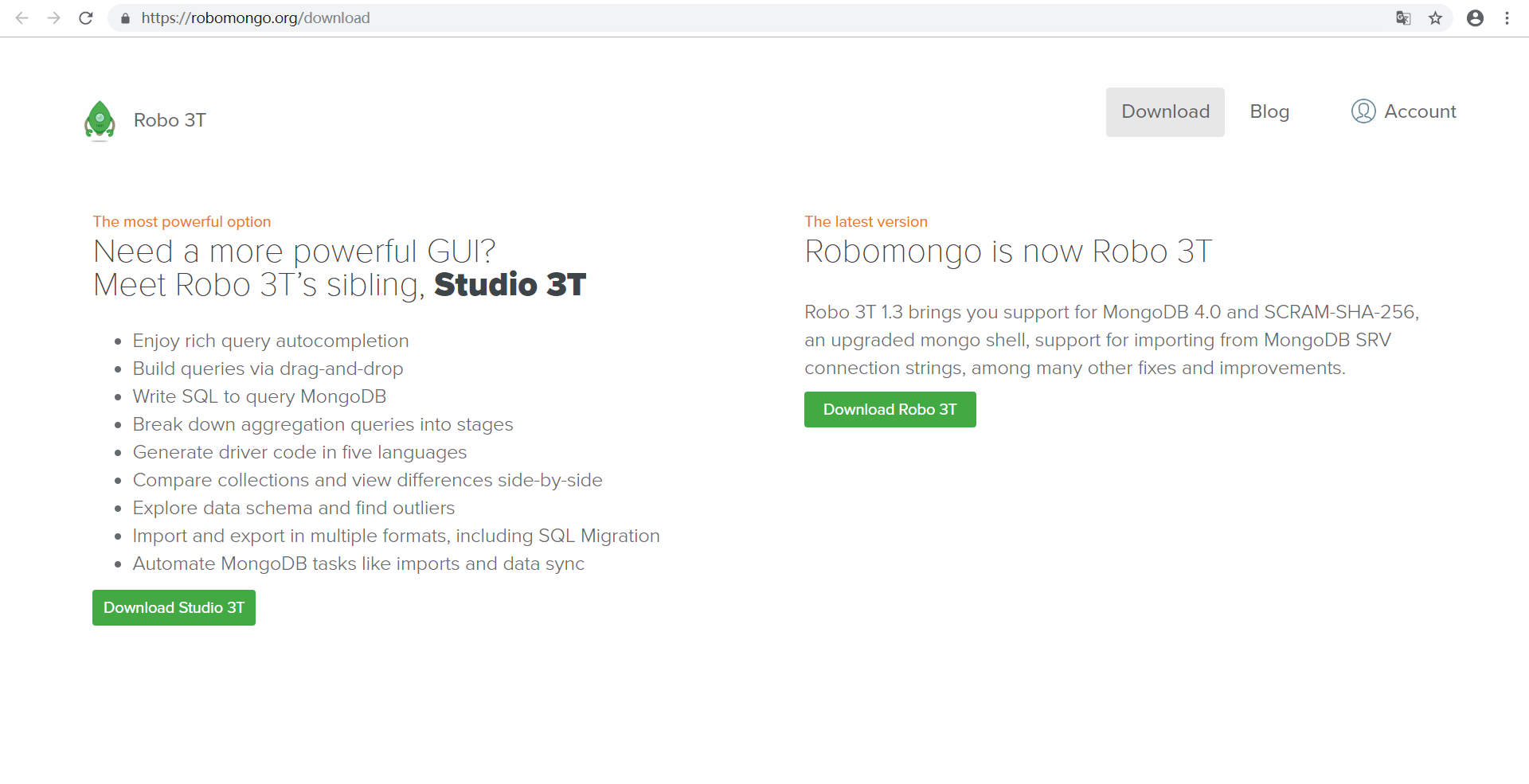 robo 3t download