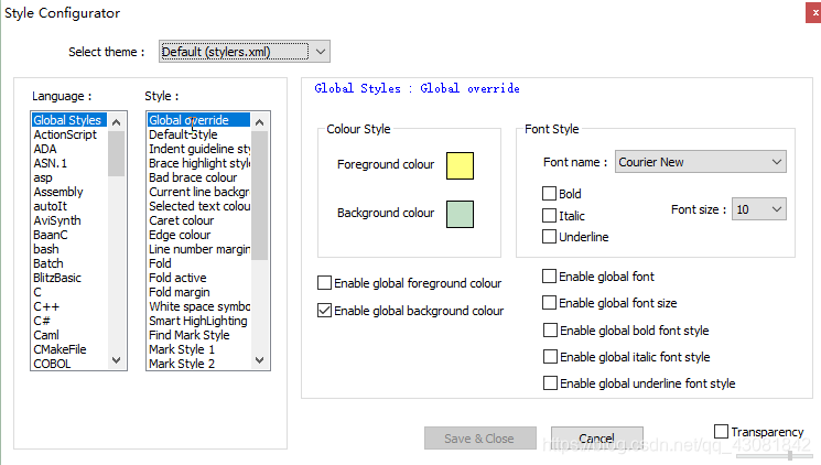 NotePad++设置背景颜色和字体颜色_notepad 怎么设置颜色-CSDN博客
