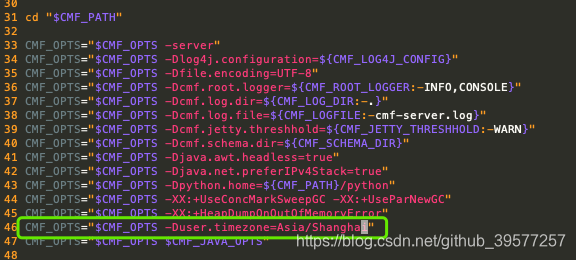 cloudera-scm-server-timezone