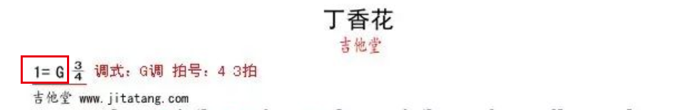 乐理: 认识吉他谱