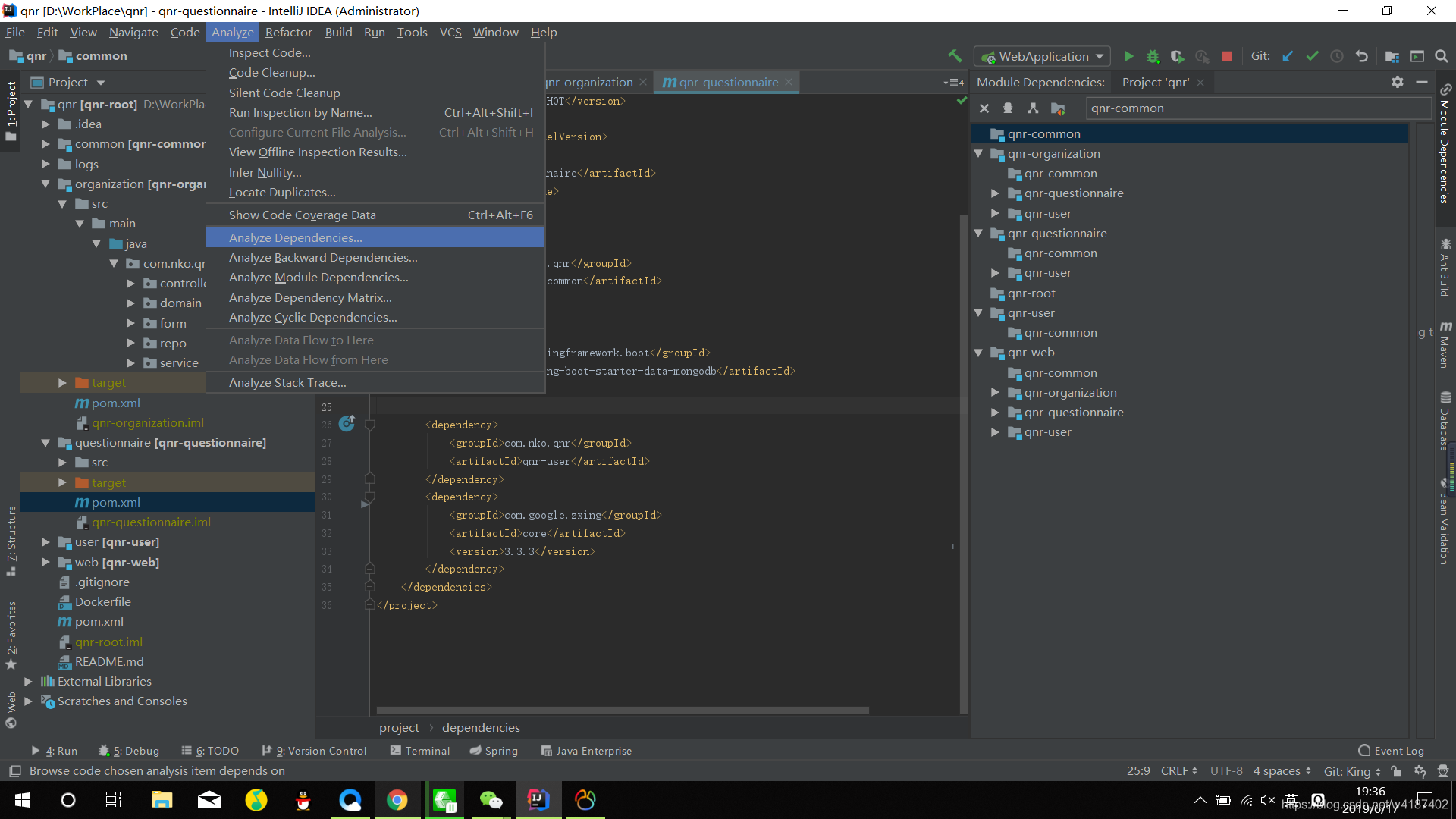 Error:java: Annotation processing is not supported for module cycles ...